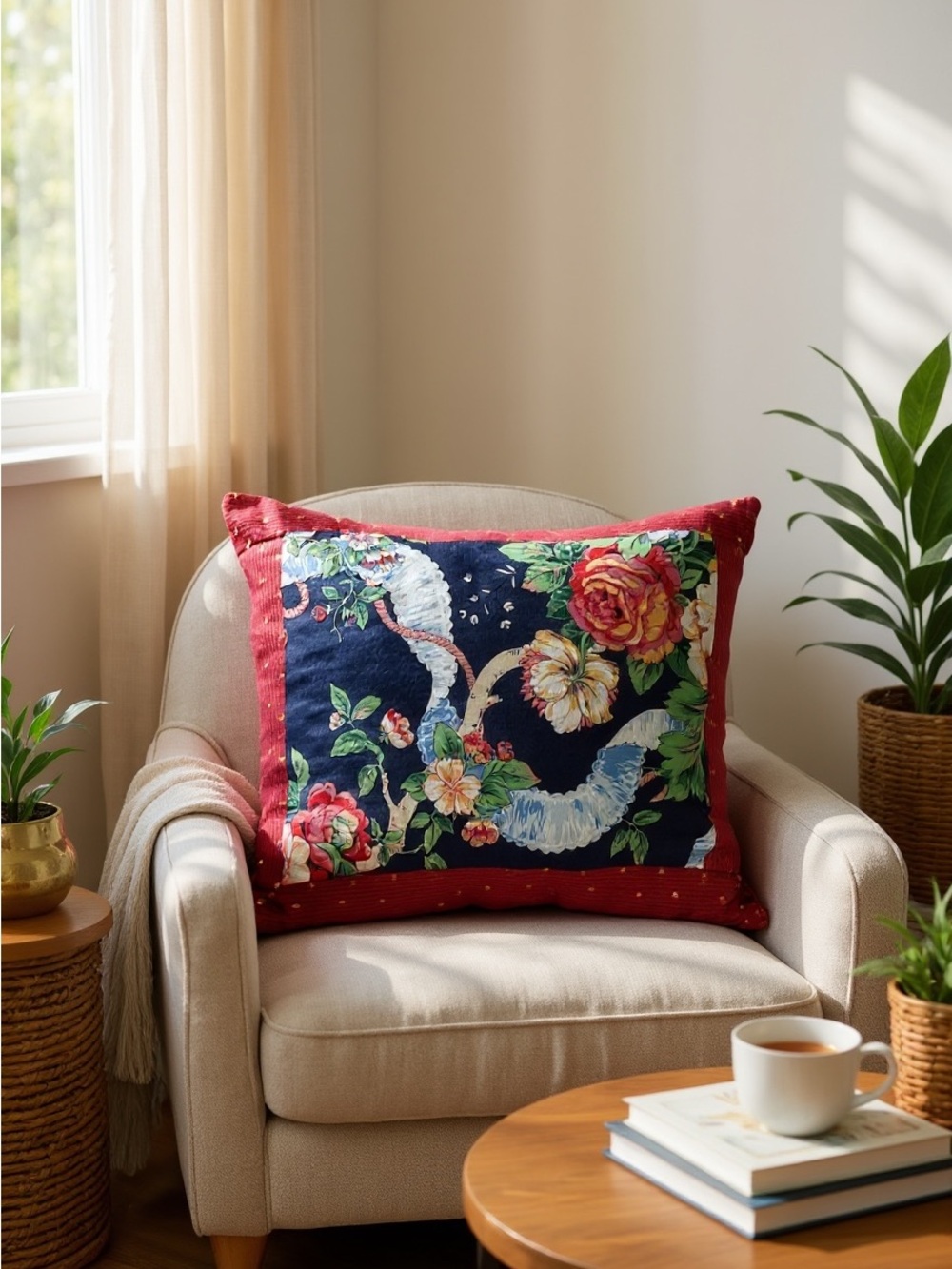 Custom FANCY Accent Pillow  19.5” X 16”